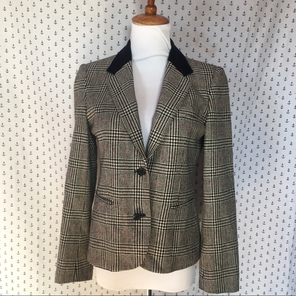 TJW Plaid Blazer